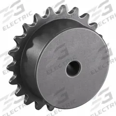 TSUBAKI Sprocket: One-Sided Hub, For Single Strands, 25, 22 Teeth, 1.757 in Pitch Dia, Steel (MPN 25B22). Key specifications — Brand: TSUBAKI.