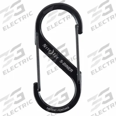 NITE IZE Double Carabiner: Wire Gate - S-Hook Double Snap Hooks