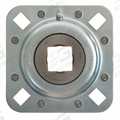 NTN Agricultural Disc Bearing: FD209RK, Square, 1.5 in Bore, Double Sealed - Flanged Disc Bearings