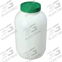 CARLISLE Container with Pourer: Brown/Green/Orange/Red/White/Yellow, Polyethylene, 6 in Overall Dia (MPN PS80200). Key specifications — Material: Polyethylene; Color: Yellow; Brand: CARLISLE; Includes: Containers.