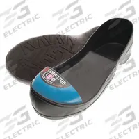 IMPACTO Overshoe: For Size 12 to 13, Unisex, Chevron, Black/Blue, Steel Toe, XL, Safety-Toe, 1 PR (MPN TTXL). Key specifications — Brand: IMPACTO; Size: XL; Footwear Sole Pattern: Chevron; Color: Blue; Gender: Unisex; Product Type: Safety-Toe Overshoe; Toe Cap Material: Steel.