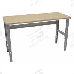TENNSCO Workbench: Adj Ht, Shop Top, 72 in x 30 in, 1,500 lb Overall Load Capacity, Gray (MPN WBAT-1-3072C). Key specifications — Brand: TENNSCO.