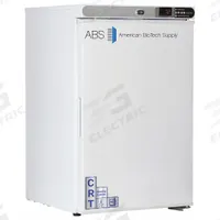 Controlled Room Temperature Cabinet: 115 V, 20°C to 25°C, 17 3/4 in Overall Wd, 19 1/2 in Overall Dp (MPN CRT-ABT-HC-UCFS-0204). Key specifications — Brand: AMERICAN BIOTECH SUPPLY; Voltage: 115 V; Includes: (4) Adjustable Shelves; Door Hinge: Right Hinge.