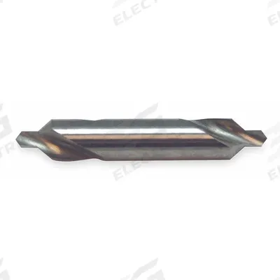 KEO Center Drill: Plain Type, #2, 60°, 4 in Overall Lg - Plain-Tip Center Drills