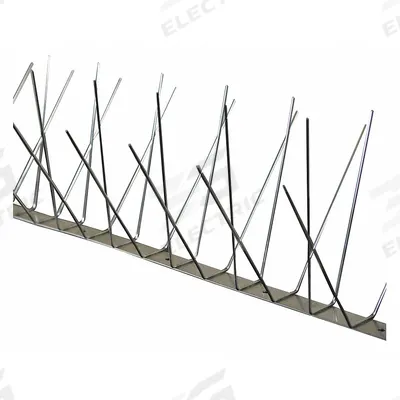 BIRD BARRIER Bird Repellent Spikes: Std, Stainless Steel Base, Silver - Bird Spikes