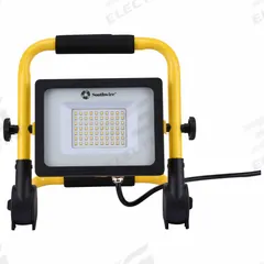 SOUTHWIRE Work Light: 5,000 lm Max Brightness, LED, 1, 1 Brightness Levels, 1 Lamp Heads, 120V AC (MPN CSW5X1). Key specifications — attr562627: Black/Yellow; attr562654: LED; attr562671: 120V AC; attr562613: SOUTHWIRE; attr873195: 1.