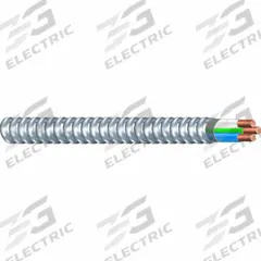 SOUTHWIRE Metal Clad Cable: 12 AWG, 4 Conductors, Copper, 1,000 ft, Aluminum, Std, THHN/THWN (MPN 61066602). Key specifications — Brand: SOUTHWIRE.