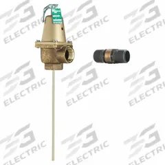 WATTS Relief Valve: FNPTF x FNPTF, 1 1/4 in x 1 1/2 in, Iron, 75 psi Max. Op Pressure (MPN 1-1/4 740 030 FS). Key specifications — Brand: WATTS.