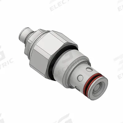 Parker Flow Control Valve: Steel, Screw Adjustment, Two-Way, C10-2 Valve Cavity Size - Directional Control Cartridge Valves