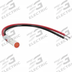 DAYTON Flush Panel Light: 5/16 in Panel Mounting Hole Dia, LED, Flush Head (MPN 22NY59). Key specifications — Brand: DAYTON; Electrical Connection: 6 in Wire Leads.