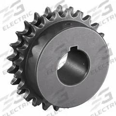 TRITAN Roller Chain Sprocket: 40-2, For 1/2 in Chain Pitch, 1 3/8 in Bore Dia, 24 Teeth, Steel (MPN D40BS24H X 1 3/8). Key specifications — Brand: TRITAN.