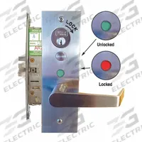 MARKS USA Door Lockset: Classroom Lever Locksets, Stainless Steel, ADA Compliant (MPN LA318GJ/32D). Key specifications — Ligature Resistance: Not Ligature-Resistant; Brand: MARKS USA; Visual Indicator Message: No Message; Lockset Style: LA318GJ Mortise; ADA Compliant: Yes; Finish: Satin Stainless Steel : Stainless Steel.