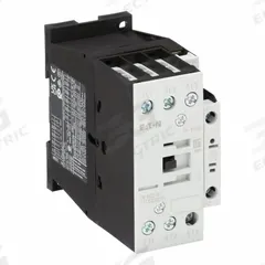 EATON IEC Magnetic Contactor: Non-Reversing, 3 Poles, 3NO Contacts, 32 A, 24V DC Coil (MPN XTCE032C01TD). Key specifications — Brand: EATON; Integrated Surge Suppression: Yes.