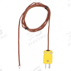 TEST PRODUCTS INTL. Immersion Temperature Probe: -40°F to 400°F /-40°C to 204°C, ±4°F, Type K (MPN GK13M). Key specifications — Brand: TEST PRODUCTS INTL.; Cable Material: Teflon; Cable Length: 4 ft; Accuracy: ±4 °F; Process Mounting Connection: Bayonet.