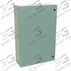 HAMMOND Electrical Enclosure: Steel, 36 in x 24 in x 8 in, NEMA 12/3R/4, Solid Cover, Hinged (MPN EN4SD36248GY). Key specifications — Closure Method: 1/4-Turn Latch; Brand: HAMMOND; Knockouts: Not Included.