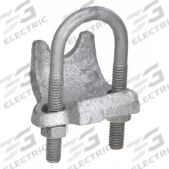 Right Angle Conduit Clamp: Steel, 15/32 in to 1 7/8 in, 1 1/2 in Trade Size (MPN RACC150). Key specifications — Compatible Conduit Type: EMT; IMC; RMC; Nominal Conduit/Pipe/Threaded Rod: 1-1/2 in; Beam Flange Thickness: 15/32 in to 1-7/8 in; Material: Steel; Finish: Galvanized; Color: Gray.