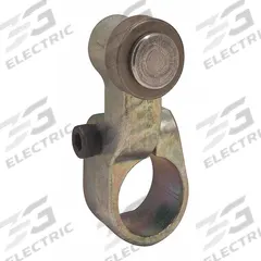 TELEMECANIQUE SENSORS Limit Switch Lever Arm: Roller Lever, Fixed, 1.5 in Arm/Operator Lg - Max (MPN 9007D1). Key specifications — Brand: TELEMECANIQUE SENSORS; Compatible with Series: 9007T; Roller Position: Outside Offset; Actuator Style: Rotary Lever Roller.