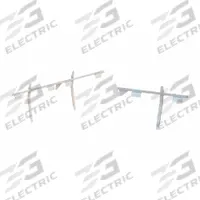 WEATHER GUARD Van Shelf Mounting Kit: Mounting Kit, Steel, 58 1/2 in Overall Lg, 5 3/4 in Overall Wd (MPN 975101-3-01). Key specifications — Color: White; Product Type: Mounting Kit; Compatible Product Type: Van Shelving; Material: Steel; Brand: WEATHER GUARD.