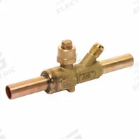CYCLEMASTER Refrigerant Ball Valve: 3/8 in Male Sweat, Access Port, -40°F to 300°F, 700 psi (MPN RP18960). Key specifications — Brand: CYCLEMASTER; Access Port: Yes; A2L Compatible: Yes.