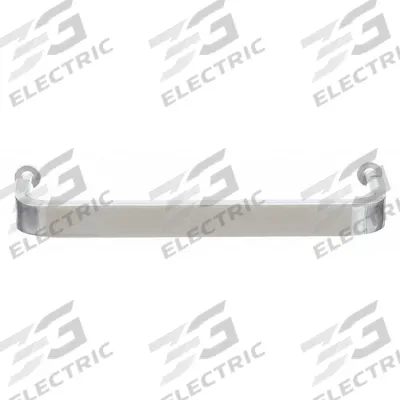 SUGATSUNE Pull Handle: Threaded Holes, Stainless Steel, Silver, #6-32 Screw Size - Standard Pull Handles