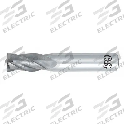 OSG Square End Mill: Carbide, 4 Flute, 3/4" Mill Dia, 1-1/2" LOC, 4" OAL (MPN 454-7500) - Oversize-Tolerance Carbide Square End Mills