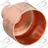 NIBCO Sweat Fitting Coupling: 2 1/2 in CTS x 1 1/2 in CTS, Cup x Cup, Wrot Copper (MPN 600R 21/2X11/2)