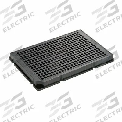 CAPLUGS 384-Well Microplates: Non-Sterile, 384 Wells, 0.112 mL, 85 mm Dia - Multiple Well Plates