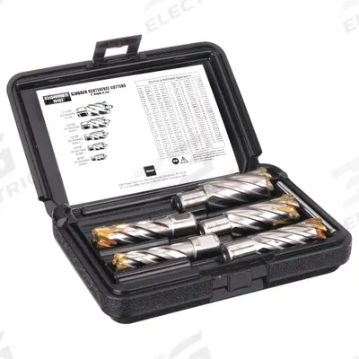 SLUGGER BY FEIN Annular Cutter Set: 2 in Max Cutting Dp, Pilot Pin Included - Annular Cutter Sets