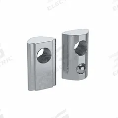 Roll In T-Nut: M6 Size, For 8 mm Slot Wd, 15 Series/40 Series, Single Offset, Zinc-Plated, 4 PK (MPN 096026). Key specifications — Fastener Type: T-Nut; Material: Steel; Finish: Zinc-Plated; T-Slot Fastener Type: Roll-In T-Nut; Threaded Hole Location: Single Offset; Compatible Series: Fath, 15 Series, Fath, 40 Series; System of Measurement: Metric; Brand: FATH INC..
