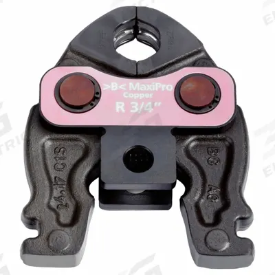 ROTHENBERGER Press Jaw: 3/4 in Pipe, Copper, For MaxiPro - Jaws for Compact Press Tools