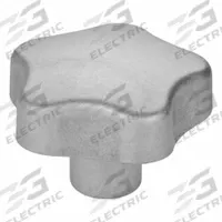 JW WINCO Aluminum Hand Knobs; Aluminum Star Knobs: 5 Point, Aluminum, 1/2"-13 Thread, 2.76 in Dia (MPN 8TC53/EMT). Key specifications — Brand: JW WINCO.