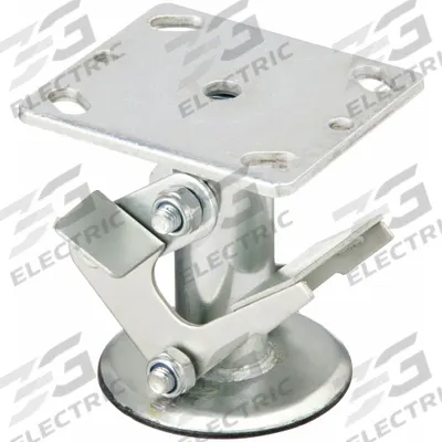APPROVED VENDOR Floor Lock: For 5 in Wheel Dia, 5 1/2 in Floor Lock Retracted Ht - General Purpose Floor Locks