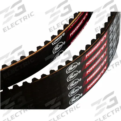 GATES Timing Belt: One Side, Modified Curvilinear, PowerGrip GT4, 14 mm Pitch - GT Section Timing Belts