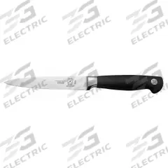 MERCER CUTLERY Utility Knife: Taper Ground Edge, 5 in Overall Lg, Steel Blade, Santoprene Handle (MPN M20405). Key specifications — Sub-brand: Genesis; Brand: MERCER CUTLERY; Blade Material: Steel; Blade Type: Taper Ground Edge; Forged/Stamped: Forged; Handle Color: Black; Handle Material: Santoprene; Knife Type: Utility Knife.