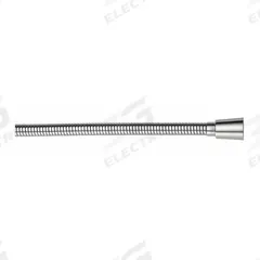DELTA Metal Hose: Stainless Steel, Chrome Finish, 1/2 in Connection Size, 1 in Overall Ht (MPN U495D-60-PK). Key specifications — Finish: Chrome; Product Type: Metal Hose; Brand: DELTA; Material: Stainless Steel.