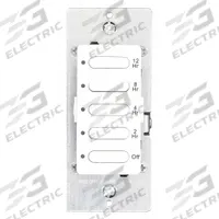 HUBBELL WIRING DEVICE-KELLEMS Countdown Timer: 24 hr Max, 2 hr Min, SPST, 120/277V AC, White (MPN DT5012W). Key specifications — Brand: HUBBELL WIRING DEVICE-KELLEMS; Includes Hold: No Hold Included.