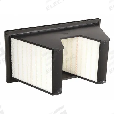 GRAINGER V-Bank Air Filter: 12 in x 24 in x 12 in, Fiberglass, Single Header - MERV 14 V-Bank Air Filters