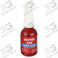 LOCTITE Primerless Medium-Strength Threadlocker: 243, Blue, Oil Tolerant, 0.34 fl oz, Bottle, 1 EA (MPN 1329837)