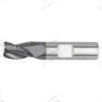 WIDIA HANITA Roughing End Mill: Carbide, AlTiN Coated, 3 Flute, 3/8" Mill Dia, 1/2" LOC, 0.02" Rad (MPN 4Q4310014XW)