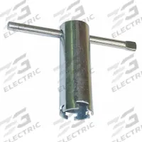 APPROVED VENDOR Basket Strainer Wrench: Alloy Steel, 5 1/2 in Handle Lg, 5 5/8 in Overall Wd, Smooth (MPN 34A503). Key specifications — attr326394: No; attr524928: Alloy Steel; attr542334: Open End; attr522391: Basket Strainer Wrench; attr326393: 5-1/2 in; attr326150: APPROVED VENDOR; attr542335: Carbon Steel Material; attr550806: No.