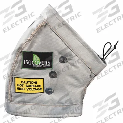 UNITHERM Insulated Pipe Jacket: For 44 in to 50 in Circumference, Fiberglass/Mineral Wool - Fitting Covers