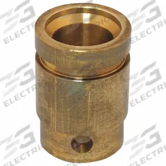 CHICAGO FAUCETS Cartridge Sleeve: Use with Hot/Cold Water, Brass, Rough Brass, 13/16 in Overall Lg (MPN 433-046JKABRBF). Key specifications — For Water Temperature: Hot/Cold; Compatible Brand: Chicago Faucets; Product Type: Cartridge Sleeve; Material: Brass.