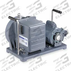 WELCH Vacuum Pump: 0.5 hp, 1 Phase, 115/230V AC, 5.6 cfm Free Air Displacement, 1402B-46. Key specifications — attr51477: 1402B-46; attr51480: WELCH; attr51504: NPT; attr51550: 115/230V AC; attr51559: 1.