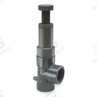 HAYWARD Adjustable Relief Valve: PVC, EPDM, 3/4 in x 3/4 in, FNPT x FNPT, 40°F to 150 psi (MPN RV1075TE). Key specifications — Brand: HAYWARD.