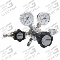 HARRIS High Purity Gas Regulator: Two Stage, CGA 330 Inlet, 1/4" Tube Outlet, 125 psig (MPN KH1108). Key specifications — Brand: HARRIS; Manufacturer Part Number: KH1108; Diaphragm Material: 316L Stainless Steel; Outlet Connection: 1/4" Tube; Inlet Connection: CGA 330.