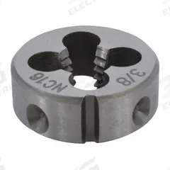 WESTWARD Alloy Steel Die 1" Width, 3/8-16 UNC: CCT1060-71, Die