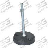 JW WINCO Male-End Leveling Mount: Swiveling Stud, M16 Thread Size, 80 mm, 22,241.11 N Capacity (MPN 16N6WP5). Key specifications — Finish: Zinc-Plated; Base Shape: Round; Load Capacity: 22,241.11 N; Mounting Holes: Mounting Holes Not Included.