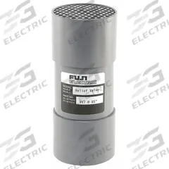 FUJI ELECTRIC Blower Relief Valve: Vacuum, 133 in wc Preset Limit, 1.5 in Outside Dia (MPN VRV40). Key specifications — attr49959: VRV40; attr49962: FUJI ELECTRIC; attr49968: 38UW83; attr49969: 2VFB40-3.42-7W.