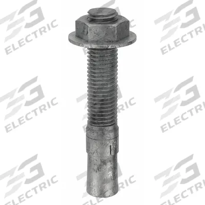 MKT FASTENING Wedge Anchor: 4 3/4 in Overall Lg, 3/4 in Dia, 3/4"-10 Thread Size, Steel - Steel Wedge Anchors