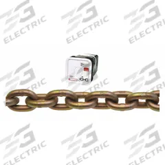 CAMPBELL Straight Chain: 3/8 in Chain Trade Size, 70 Chain Grade, Carbon Steel, Straight, Welded (MPN T0510626). Key specifications — Brand: CAMPBELL.
